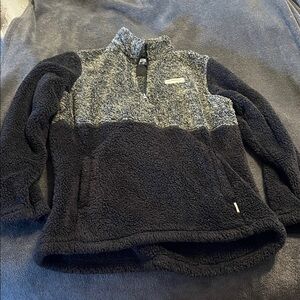 Magellan Outdoors Black and Gray Fleece Jacket